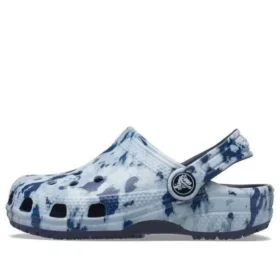 Saboți Tie-Dye Mania „Marble Bue”