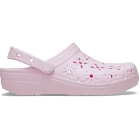 Sabot clasic cu decupaje florale