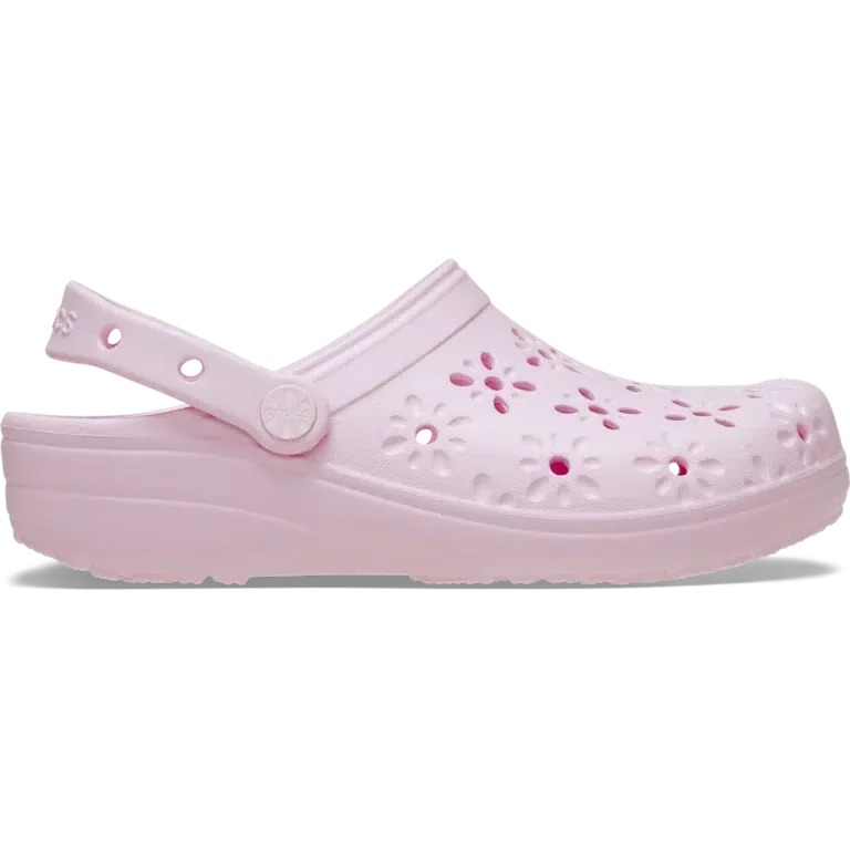 Sabot clasic cu decupaje florale Sabot clasic cu decupaje florale