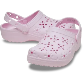 Sabot clasic cu decupaje florale