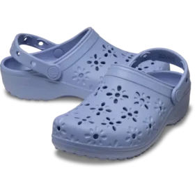 Sabot clasic cu decupaje florale