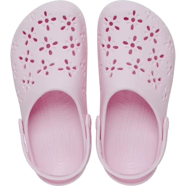 Sabot clasic cu decupaje florale Sabot clasic cu decupaje florale