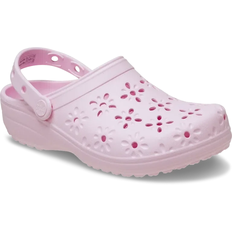 Sabot clasic cu decupaje florale Sabot clasic cu decupaje florale