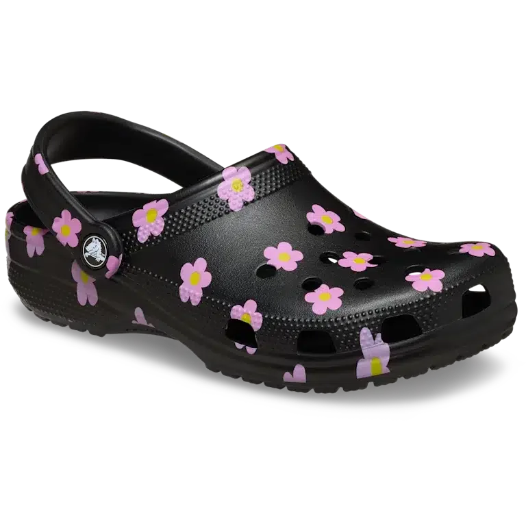 Sabot clasic cu flori Sabot clasic cu flori