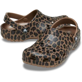 Sabot clasic cu imprimeu animalier