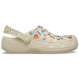 Sabot clasic cu imprimeu floral
