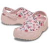Sabot clasic cu imprimeu floral