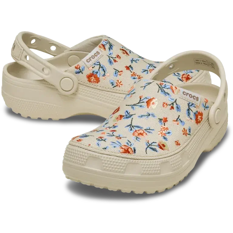Sabot clasic cu imprimeu floral Sabot clasic cu imprimeu floral