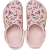 Sabot clasic cu imprimeu floral