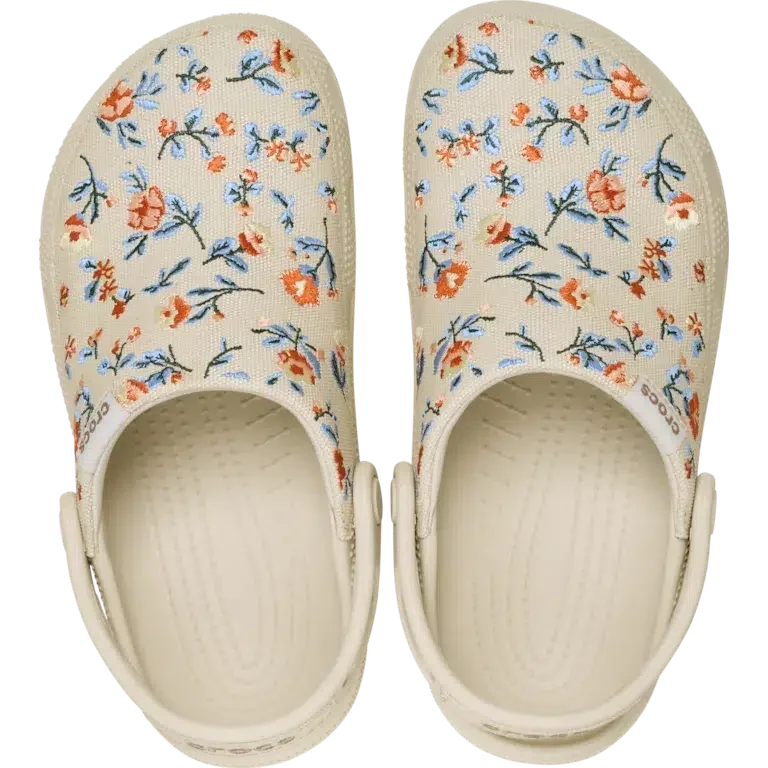 Sabot clasic cu imprimeu floral Sabot clasic cu imprimeu floral