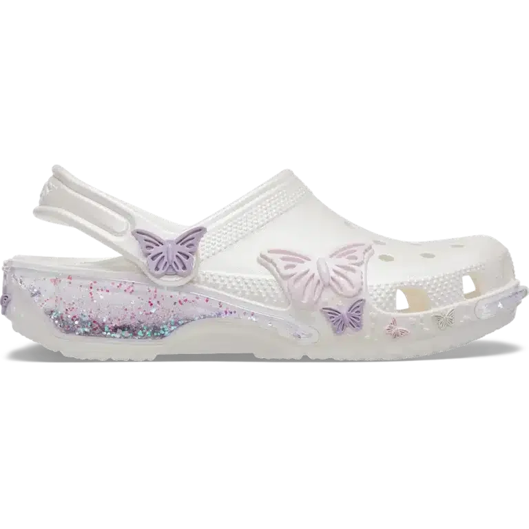 Sabot clasic pentru copii Butterfly Sparkle Shaker Sabot clasic pentru copii Butterfly Sparkle Shaker