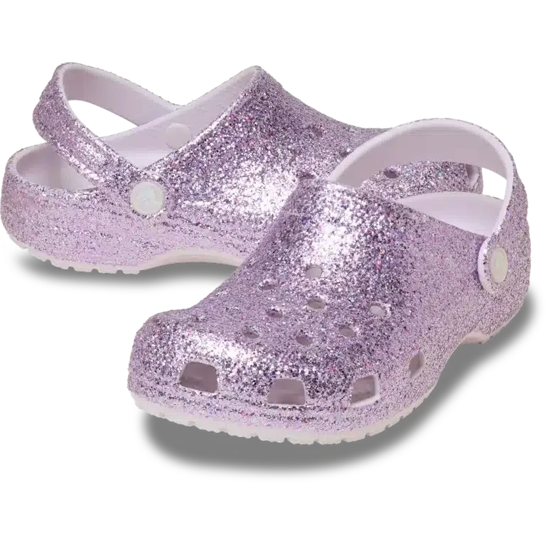 Sabot clasic pentru copii cu Glitter grosier Sabot clasic pentru copii cu Glitter grosier