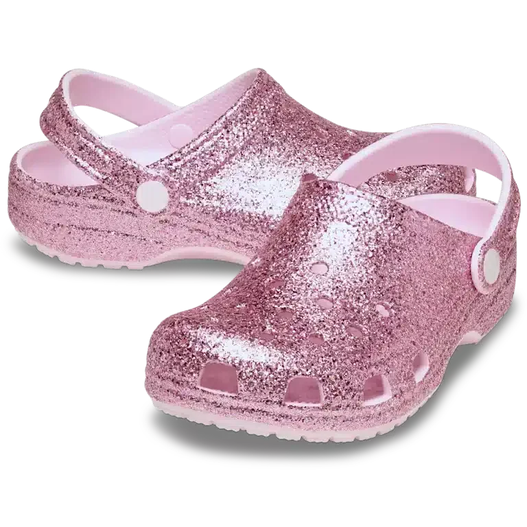 Sabot clasic pentru copii cu Glitter grosier Sabot clasic pentru copii cu Glitter grosier