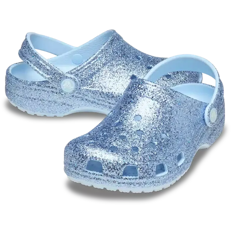 Sabot clasic pentru copii cu Glitter grosier Sabot clasic pentru copii cu Glitter grosier