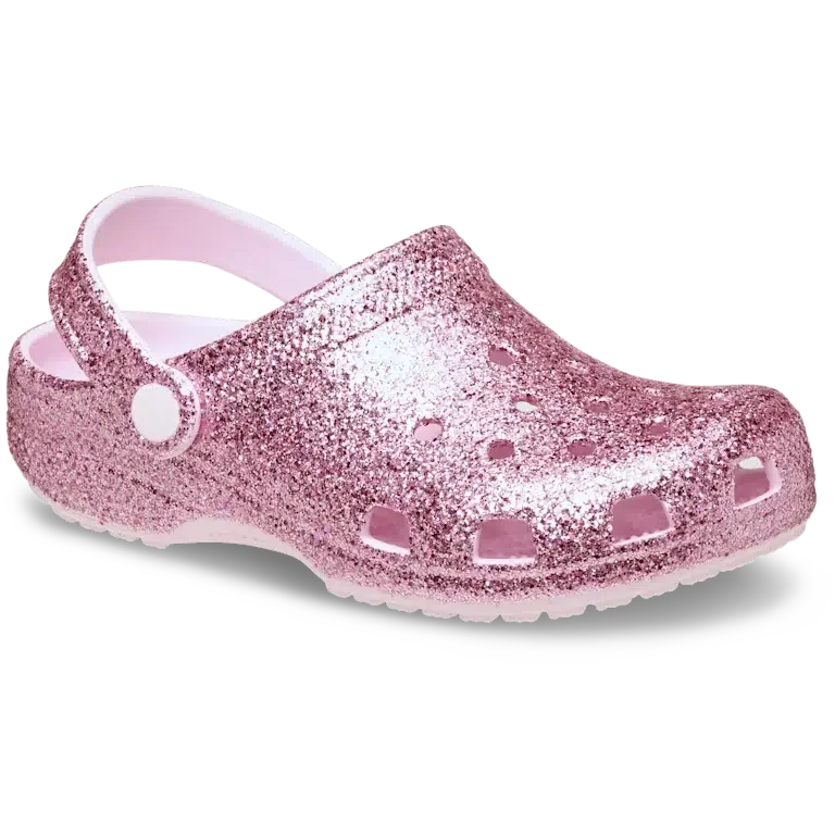 Sabot clasic pentru copii cu Glitter grosier Sabot clasic pentru copii cu Glitter grosier