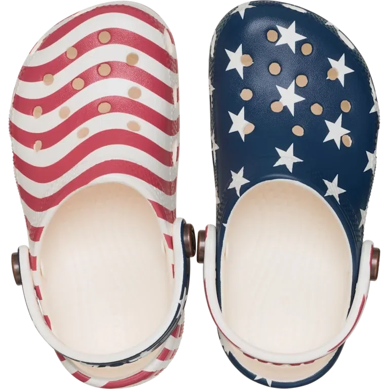 Sabot Classic American Flag pentru copii mici Sabot Classic American Flag pentru copii mici