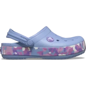 Sabot Crocband Glow Confetti Band pentru copii mici