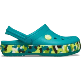 Sabot Crocband Glow Confetti Band pentru copii mici