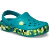 Sabot Crocband Glow Confetti Band pentru copii mici
