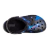 Saboti Baya Lined Clog cu căptușeală și curea pufoasă Galaxy „Black Multi”
