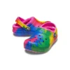 Saboti clasici căptușiți cu imprimeu Tie-Dye „Albastru Roz”