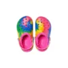 Saboti clasici căptușiți cu imprimeu Tie-Dye „Albastru Roz”