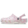Saboti clasici cu imprimeu Duke „Pink Tweed”
