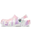 Saboti clasici cu imprimeu Tie-Dye „White Multi”