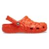 Saboti clasici cu model geometric „Orange”
