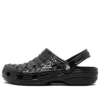 Saboti clasici din piele de crocodil „Negru”