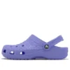 Saboti clasici din piele de crocodil „Purple”