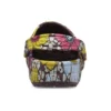 Saboti clasici retro cu imprimeu floral „Galben-roz”