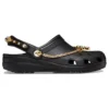Saboti clasici Tiara „Black Gold”
