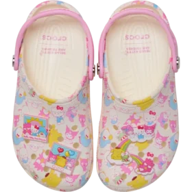 Classic Clog Hello Kitty® și prietenii în nuanțe pastelate