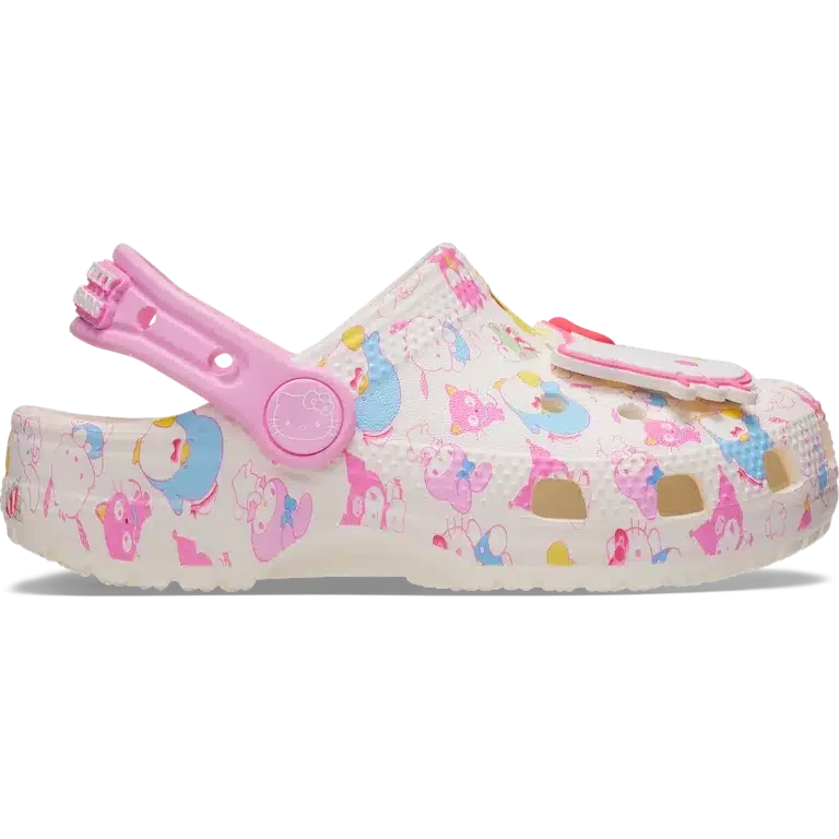 Saboti Classic Clog Hello Kitty® și prietenii în nuanțe pastelate pentru copii mici Saboti Classic Clog Hello Kitty® și prietenii în nuanțe pastelate pentru copii mici