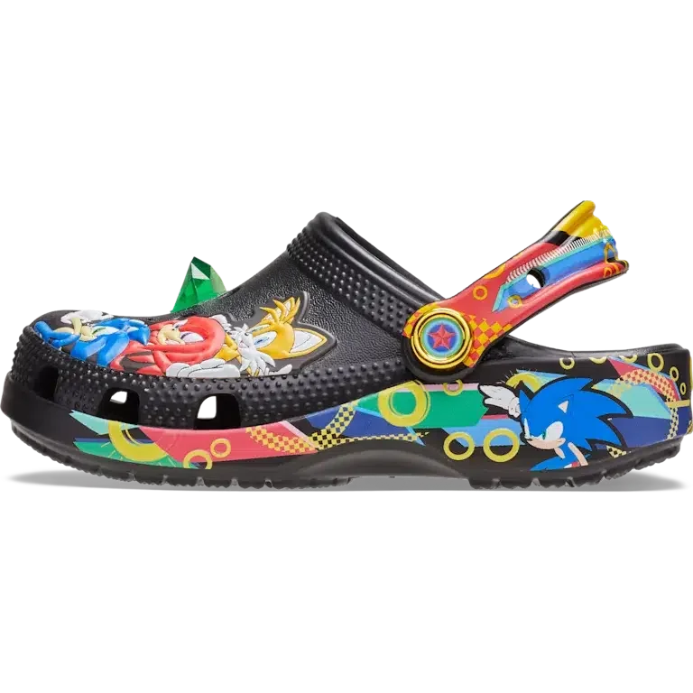 Saboti Classic Clog „Sonic the Hedgehog” pentru copii mici Saboti Classic Clog „Sonic the Hedgehog” pentru copii mici