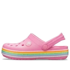 Saboti Crocband Rainbow Glitter „Roz”