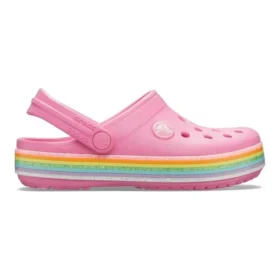 Saboti Crocband Rainbow Glitter „Roz”