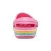 Saboti Crocband Rainbow Glitter „Roz”
