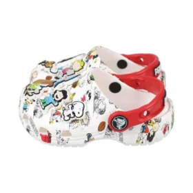 Saboti Peanuts Classic Clog „White Red”