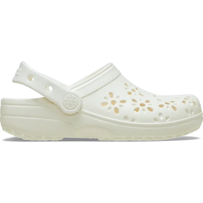 Sabotul clasic pentru copii cu decupaje florale Sabotul clasic pentru copii cu decupaje florale