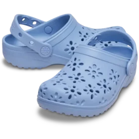 Sabotul clasic pentru copii cu decupaje florale