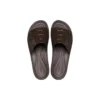 Sandale Brooklyn Croco Shine Slide „Espresso”