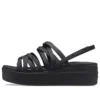 Sandale Brooklyn cu curele, negru
