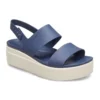 Sandale Brooklyn cu talpă groasă, albastru-gri „Blue Grey”