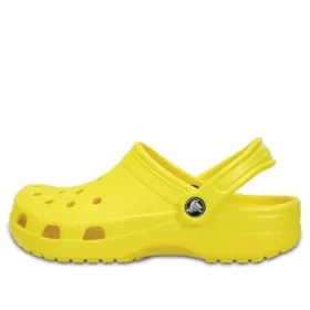 Sandale clasice Crocs Beach unisex, galben strălucitor