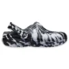 Sandale clasice de exterior cu căptușeală „Marbled White Black”