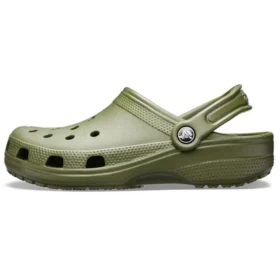 Sandale clasice unisex de plajă, verde armată