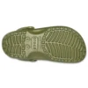 Sandale clasice unisex de plajă, verde armată