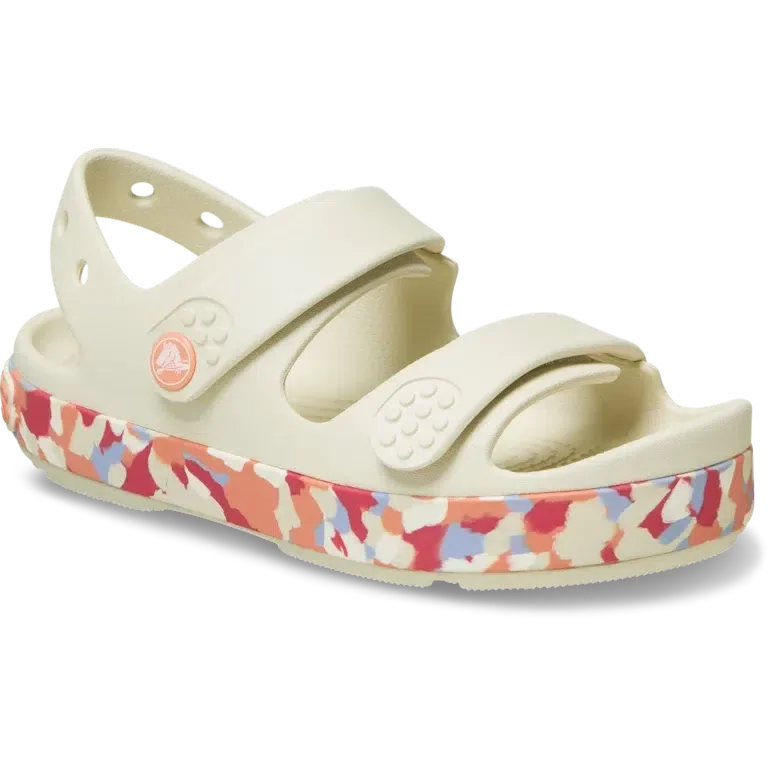 Sandale Crocband™ Cruiser Glow Confetti pentru copii. Sandale Crocband™ Cruiser Glow Confetti pentru copii.